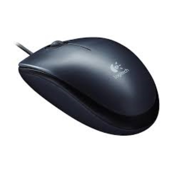 მაუსი  LOGITECHCORDED MOUSE  M100 GRAY,910005003