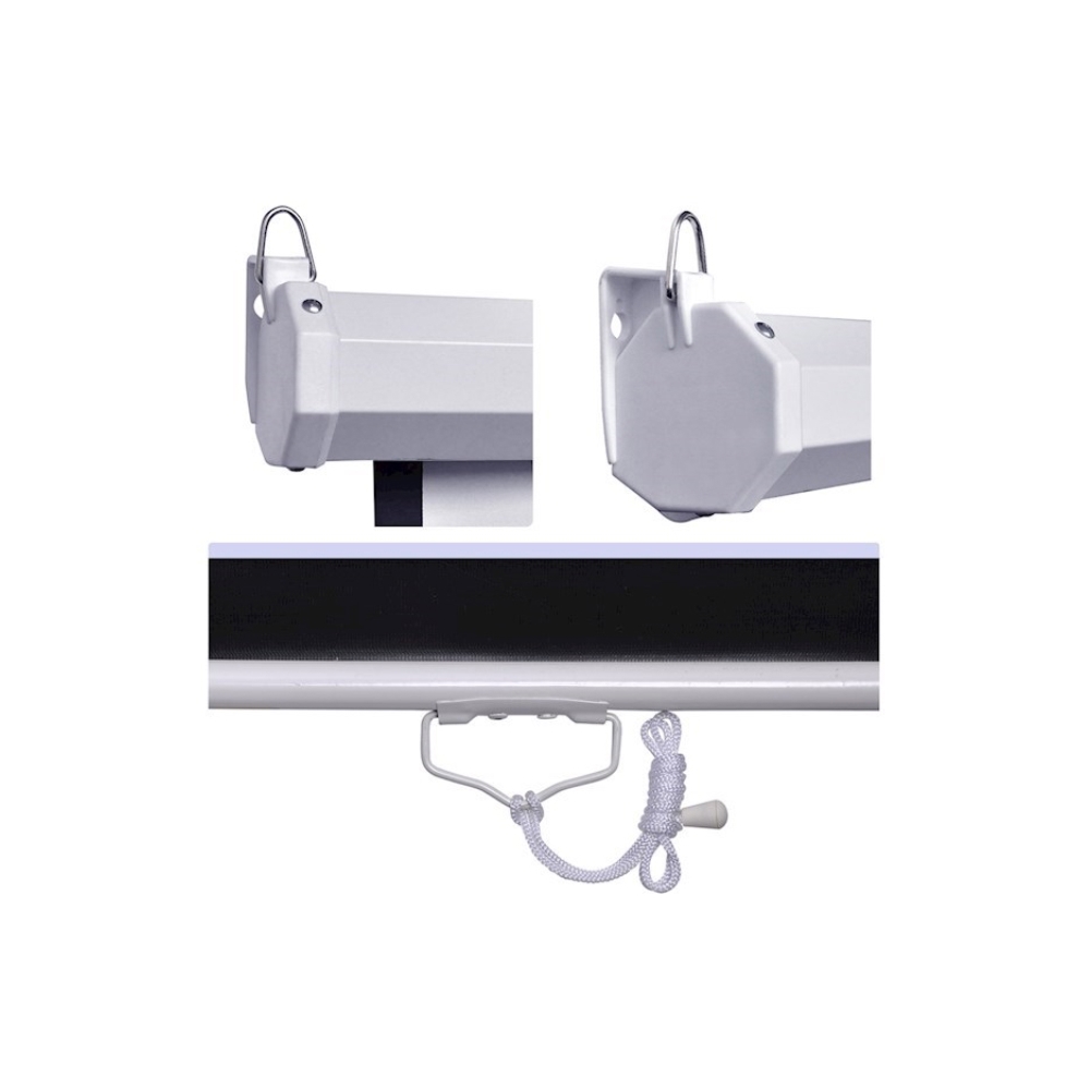 პროექტორის ეკრანი ALLSCREEN CWP-8080, MANUAL PROJECTION SCREEN, 200X200CM HD FABRIC CWP-8080 110 inch