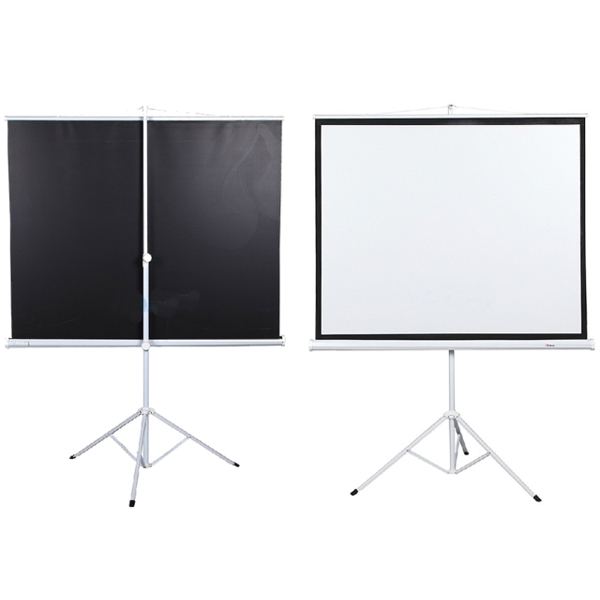 პროექტორის ეკრანი ALLSCREEN TRIPOD PROJECTION SCREEN 200X200CM HD FABRIC CTP-8080 110 inch