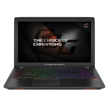 ნოუთბუქი ASUSTEK ASUS ROG  GL553VD , 15.6 FHD USLIM, I7 7700HQ, 16GB, 1TB+128GB SSD, GTX1050  4GB, DVD-RW, NO OS