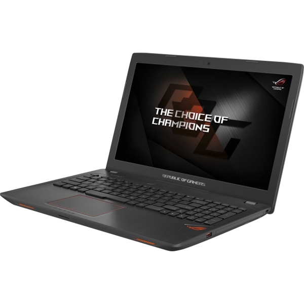 ნოუთბუქი ASUSTEK ASUS ROG  GL553VD , 15.6 FHD USLIM, I7 7700HQ, 16GB, 1TB+128GB SSD, GTX1050  4GB, DVD-RW, NO OS