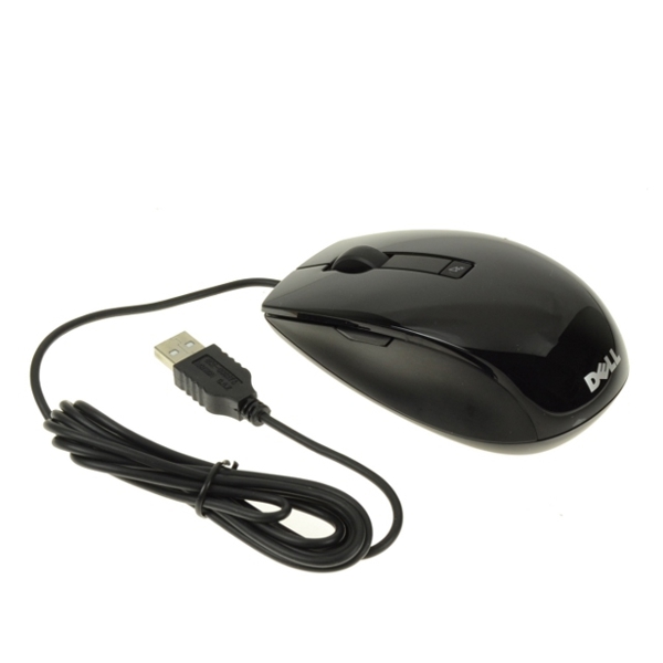 მაუსი Dell Laser USB (6 buttons scroll) Black Mouse (Kit)