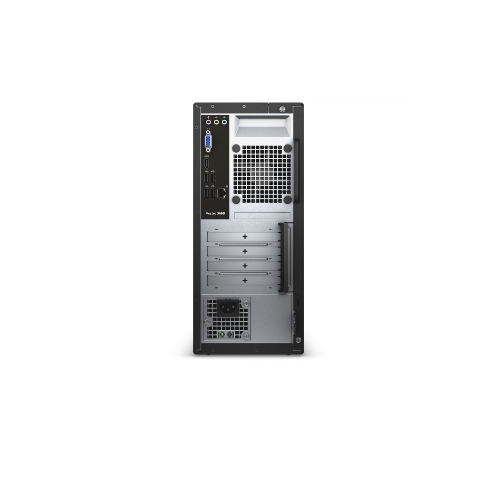 პერსონალური კომპიუტერი  Dell Vostro 3668MT  i5-7400 (6M Cache, up to 3.30 GHz) 4GB (1x4GB 2400MHz DDR4) 1TB SATA (7.2k rpm), DVD-RW Slim, 