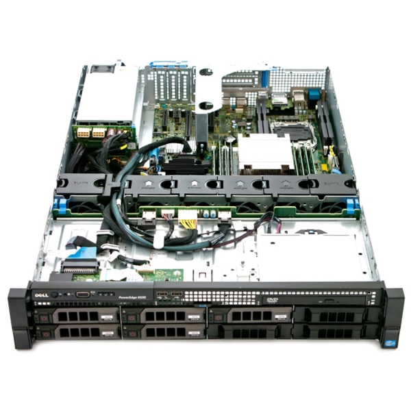 სერვერი DELL PowerEdge R530 / 3.5" Chassis with up to 8 Hard Drives /1xIntel Xeon E5-2620v4 2.10GHz 