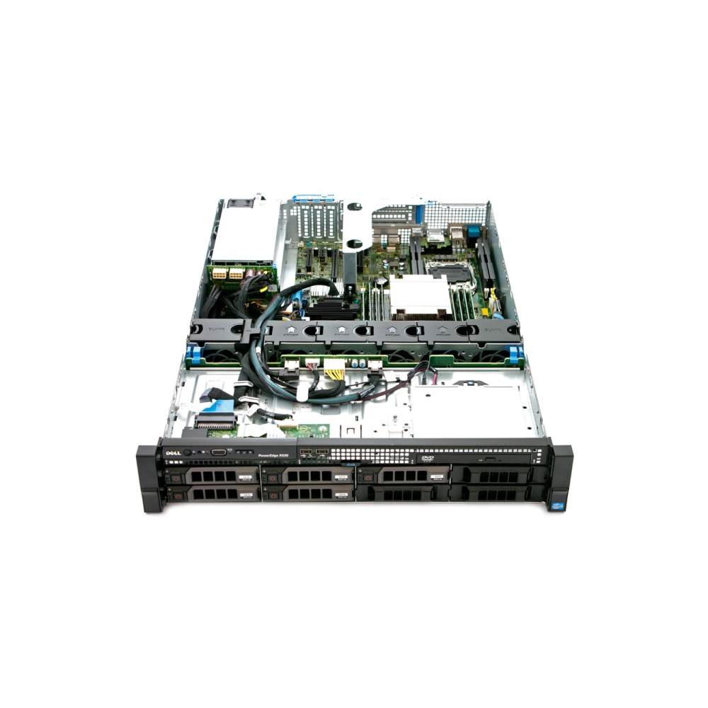 სერვერი DELL PowerEdge R530 / 3.5" Chassis with up to 8 Hard Drives /1xIntel Xeon E5-2620v4 2.10GHz 