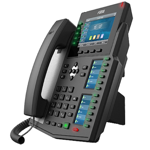 IP ტელეფონი Fanvil X6U, IP Phone, PoE, 20 SIP, Black