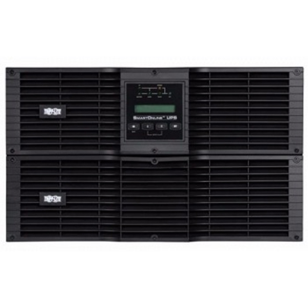 უწყვეტი კვების წყარო 10 000 VA / 9000 W 3U (power module) & 3U (external battery pack, included) rack/tower mount.  SmartOnline TRUE ON-LINE UPS, PURE SINE-WAV