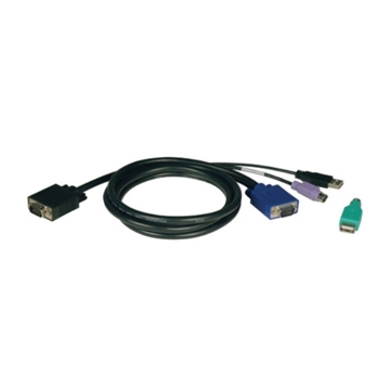 Tripp Lte  USB/PS2 Combo Cable Kit for NetController KVM Switches B040-Series and B042-Series, 6-ft.