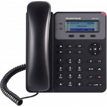 Grandstream GXP1610 IP-Phone No-PoE: 1 SIP account, 2 line keys, 3-way conferencing