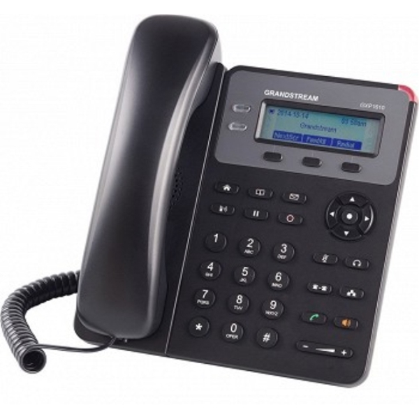 IP ტელეფონი Grandstream GXP1610 IP-Phone No-PoE: 1 SIP account, 2 line keys, 3-way conferencing