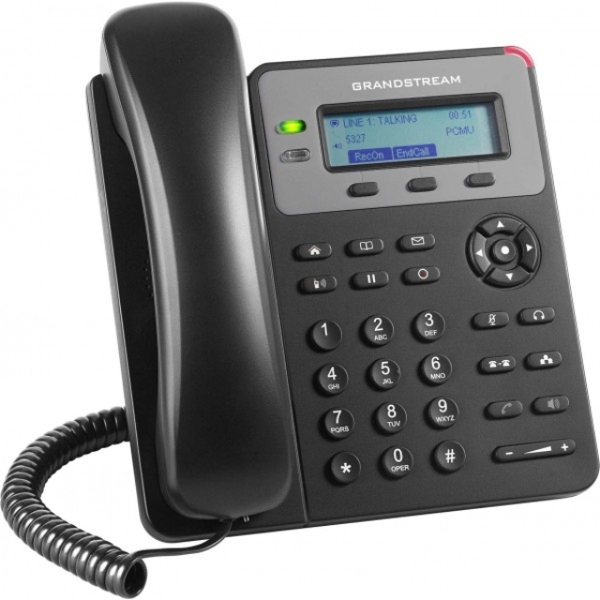 Grandstream GXP1615 IP-Phone PoE: 1 SIP account, 2 line keys, 3-way conferencing