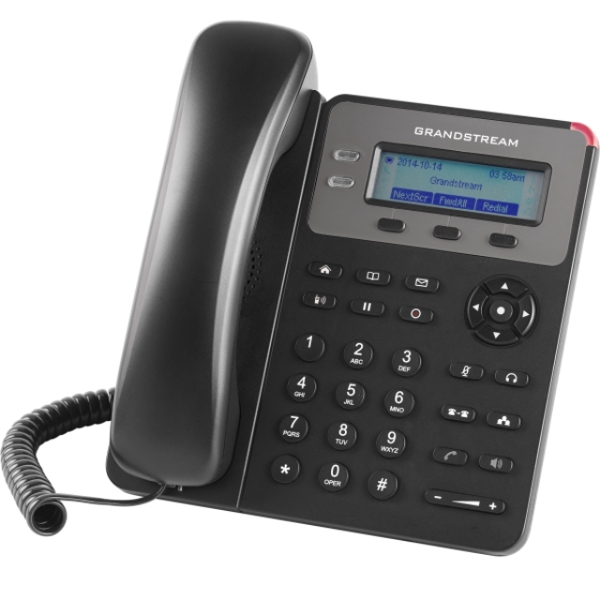 Grandstream GXP1615 IP-Phone PoE: 1 SIP account, 2 line keys, 3-way conferencing