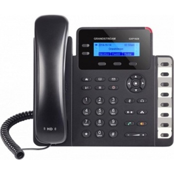 IP ტელეფონი Grandstream GXP1628 IP-Phone 2-lines, 8-BLF, Gigabit port: 2 SIP accounts, 2 line keys