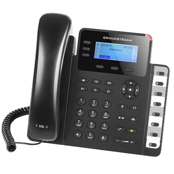 Grandstream GXP1630 IP-Phone 2-lines, 8-BLF, Gigabit port: 3 SIP accounts, 3 line keys