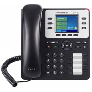 Grandstream GXP2130 Enterprise HD IP Phone: 3 dual-color line keys (with 3 SIP accounts