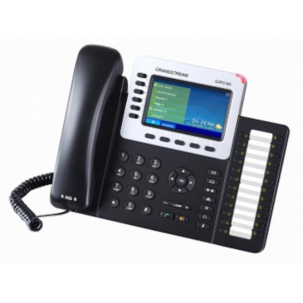 IP ტელეფონი Grandstream GXP2160 Enterprise IP Telephone: 6-line Enterprise HD IP Phone; 480x272 TFT color LCD