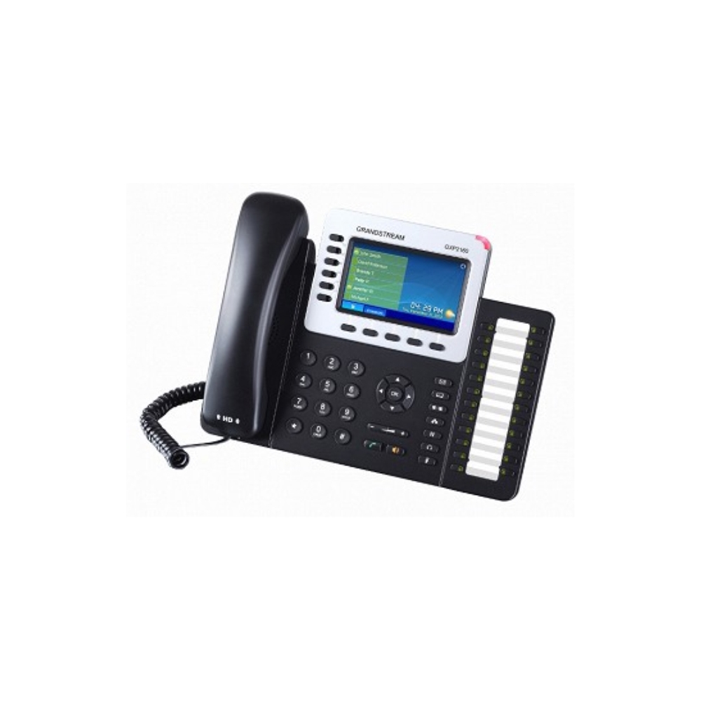 Grandstream GXP2160 Enterprise IP Telephone: 6-line Enterprise HD IP Phone; 480x272 TFT color LCD