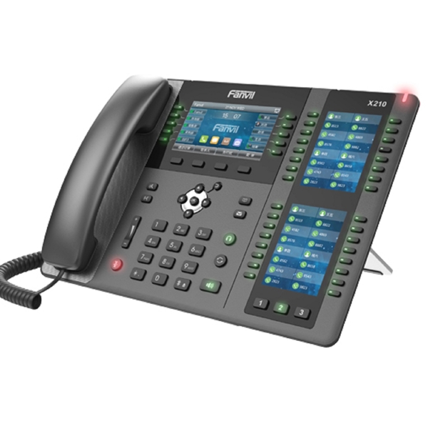 IP ტელეფონი Fanvil X210, IP Phone, PoE, 20 SIP, Dark Gray