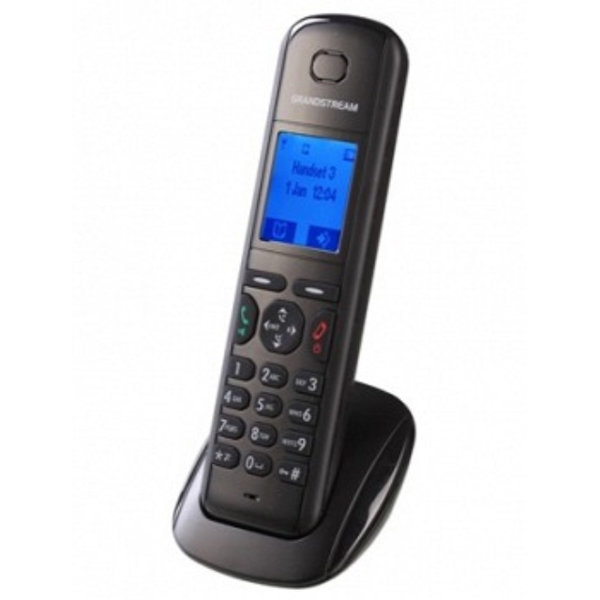 დამატებითი ყურმილი Grandstream DP710 VoIP DECT Phone + Charger Unit: DECT base station registers up to 5 DECT handsets and talks to up to 4 handsets concurrently; Advanced telephony features including Caller ID