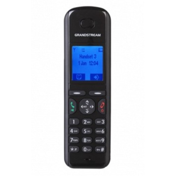 დამატებითი ყურმილი Grandstream DP710 VoIP DECT Phone + Charger Unit: DECT base station registers up to 5 DECT handsets and talks to up to 4 handsets concurrently; Advanced telephony features including Caller ID