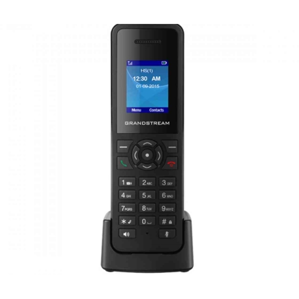 Supported by Grandstream's DECT Base Station; 5 DP720 handsets are supported by each