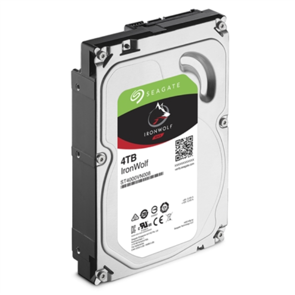 Seagate NAS HDD IronWolf 4TB 5900 RPM, 3.5 ", HDD, Serial ATA III, 64 MB