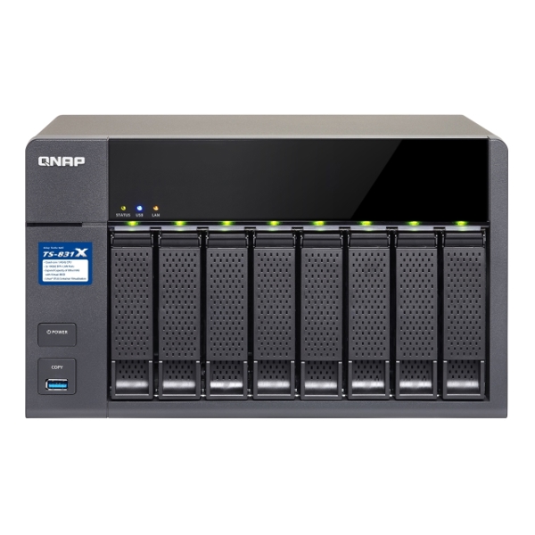 Storage system Qnap TS-831X-4G 8-bay Tower NAS