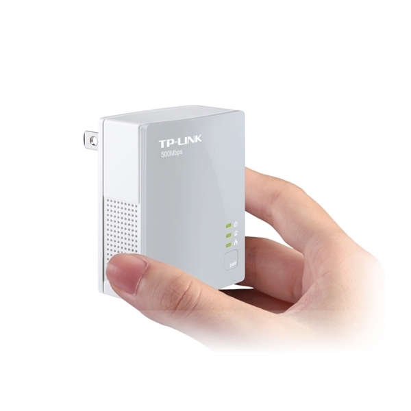 როუტერი TP-LINK AV500 Nano Powerline Ethernet Adapter, Ultra Compact Size, 500Mbps Powerline Datarate, 10/100Mbps Fast Ethernet, HomePlug AV, Green Powerline, Plug and Play, Single Pack