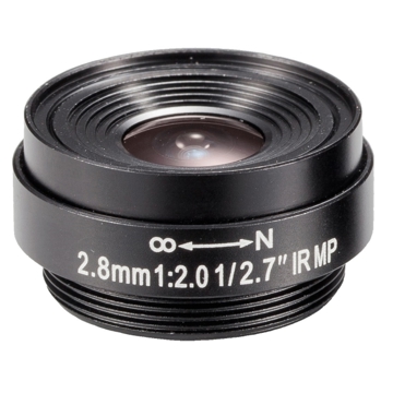 ლინზა ლინზა Brickcom 1/2.7", CS mount, Fixed Focal Lens, f=2.8mm,F.2.0, Angle of view(HOV):110°/81.5°/142°