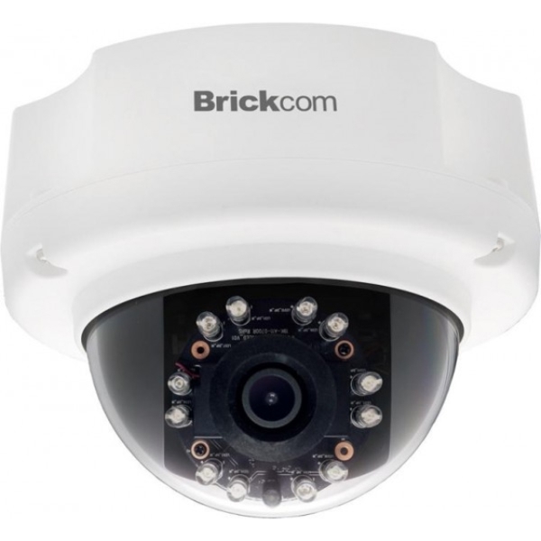 IP კამერა Brickcom 3M HDTV H.264/MPEG-4 / MJPEG , 18fps@2048x1536 f=4mm, F1.6, IR-corrected, IR LED (10M), PoE-802.3af:0°C +50°C, 2-way audio, DI/DO