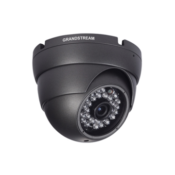 IP კამერა Grandstream GXV3610 v2: Series Day/Night Fixed Dome HD IP Camera, 3.1 megapixel Progressive Scan CMOS image sensor, 1080p resolution, Advanced multi-streaming rate real-time H.264, Motion JPEG at 720p and 1080p resolutions in full frame rate, Integrated Power-over-Ethernet (802.3af)