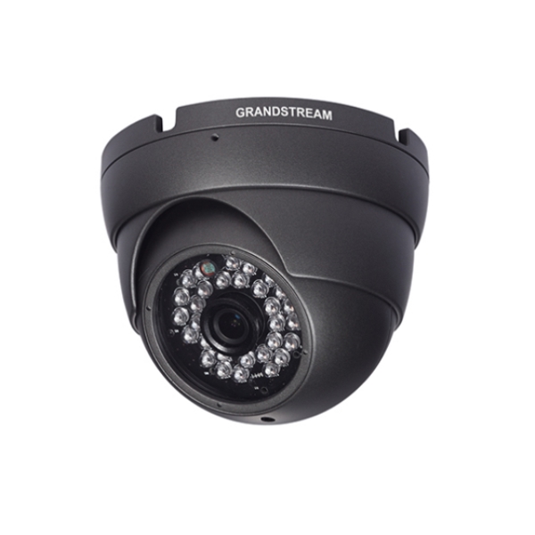 IP კამერა Grandstream GXV3610 v2: Series Day/Night Fixed Dome HD IP Camera, 3.1 megapixel Progressive Scan CMOS image sensor, 1080p resolution, Advanced multi-streaming rate real-time H.264, Motion JPEG at 720p and 1080p resolutions in full frame rate, Integrated Power-over-Ethernet (802.3af)