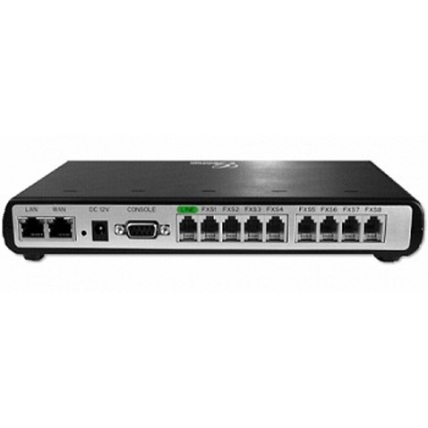 VoIP შლუზი Grandstream GXW4008 FXS gateway: 8 FXS ports with PSTN life line in case