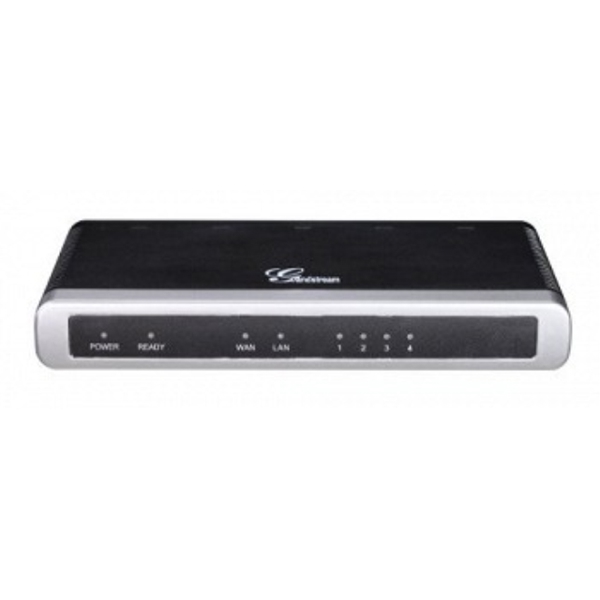 VoIP შლუზი GRANDSTREAM GXW4104 4 ports; 2 10/100 Mbps network ports; Comprehensive codec support, caller ID, flexible dial plans and security protection