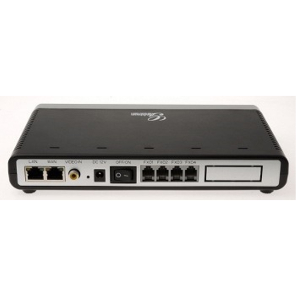 VoIP შლუზი GRANDSTREAM GXW4104 4 ports; 2 10/100 Mbps network ports; Comprehensive codec support, caller ID, flexible dial plans and security protection