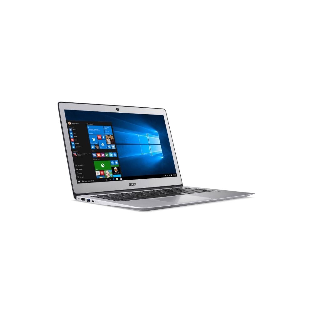 ნოუთბუქი  acer SF314-51-324P, Sparkly Silver, Intel® Core™ i3-6006U, 14" FHD Acer CineCrystal™, HD Webcam, HD Graphics 520, 4Gb DDR4, 128 GB SSD, No DVD, SD card Reader, 802.11b/g/n + BT, 4CELL Li-ion.