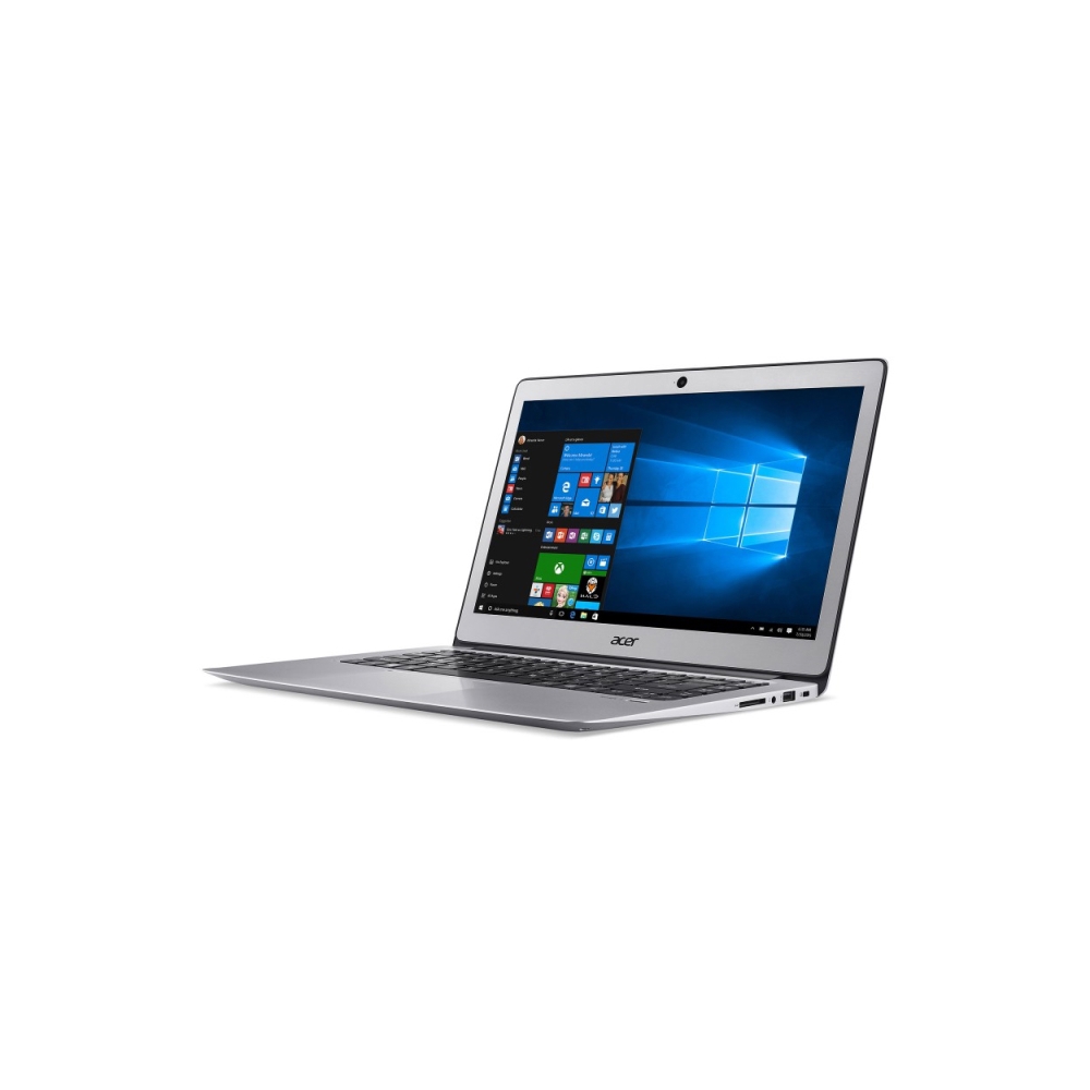 ნოუთბუქი  acer SF314-51-324P, Sparkly Silver, Intel® Core™ i3-6006U, 14" FHD Acer CineCrystal™, HD Webcam, HD Graphics 520, 4Gb DDR4, 128 GB SSD, No DVD, SD card Reader, 802.11b/g/n + BT, 4CELL Li-ion.