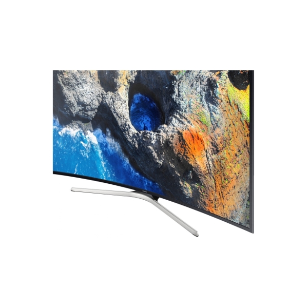 ტელევიზორი LED SAMSUNG TV 49" (124CM) UE49MU6300UXRU  SILVERBLACK  CURVED SMART UHD 3840X2160  DVB-T2CS2  4XHDMI 4XUSB WIFI LAN CI+