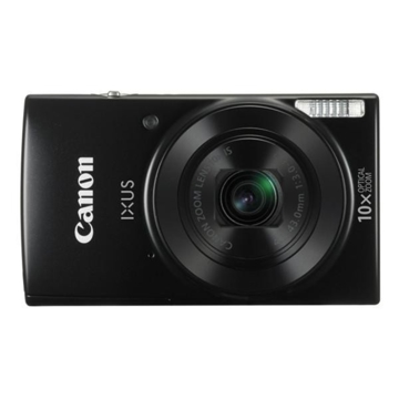 ფოტო აპარატი Canon  IXUS 190 Black, 20 MP 1/2.3 Type CCD , Aperture f3.0 - f6.9 , Optical Zoom: 10 x ,Digital Zoom: 4 x , Image Stabilization , HD video , 95.3 x 56.8 x 23.6 mm; Weight: 137 g , 2 Year Canon Official Warranty