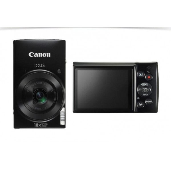 ფოტო აპარატი Canon  IXUS 190 Black, 20 MP 1/2.3 Type CCD , Aperture f3.0 - f6.9 , Optical Zoom: 10 x ,Digital Zoom: 4 x , Image Stabilization , HD video , 95.3 x 56.8 x 23.6 mm; Weight: 137 g , 2 Year Canon Official Warranty