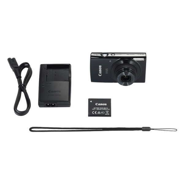 ფოტო აპარატი Canon  IXUS 190 Black, 20 MP 1/2.3 Type CCD , Aperture f3.0 - f6.9 , Optical Zoom: 10 x ,Digital Zoom: 4 x , Image Stabilization , HD video , 95.3 x 56.8 x 23.6 mm; Weight: 137 g , 2 Year Canon Official Warranty