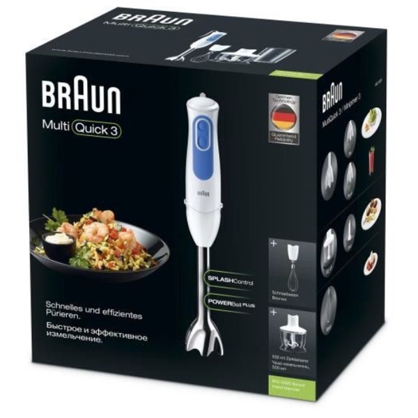 ხელის ბლენდერი BRAUN MQ3035WH