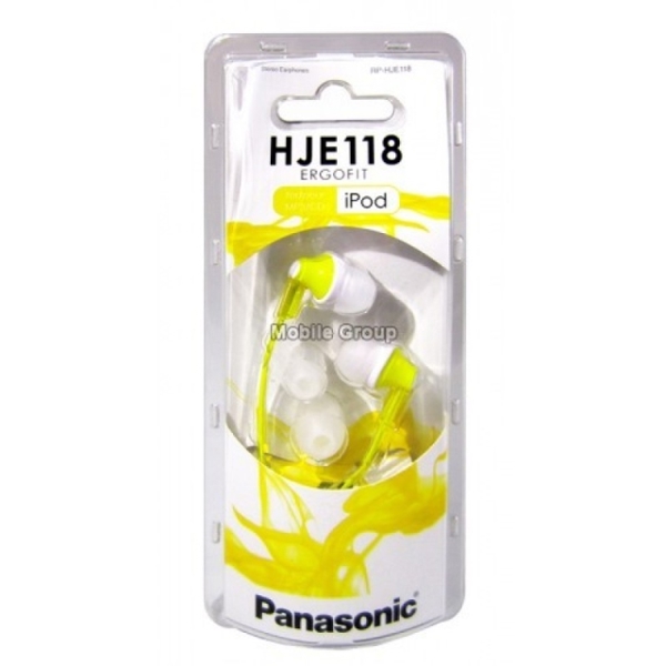 ყურსასმენი PANASONIC PANASONIC RP-HJE118GUY YELLOW NO MIC