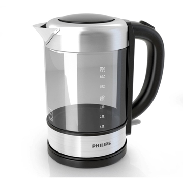 ელექტრო ჩაიდანი PHILIPS HD9342/01, 2200W, 1.5L, Electric Kettle, Transparent