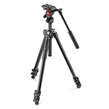 შტატივი   Manfrotto  290 light kit with videi head, MK290LTA3-V