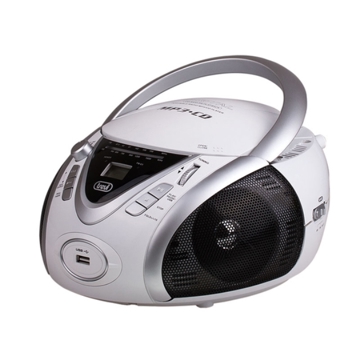 დინამიკი TREVI BOOMBOX CMP542 WHITE STEREO AMFM  CD MP3  USB 6W