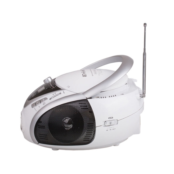 დინამიკი TREVI BOOMBOX CMP542 WHITE STEREO AMFM  CD MP3  USB 6W