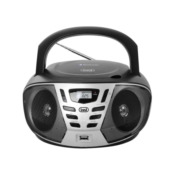 დინამიკი TREVI BOOMBOX CMP558 BLACK STEREO AMFM BLUETOOTH  CD MP3 AUX IN USB 6W