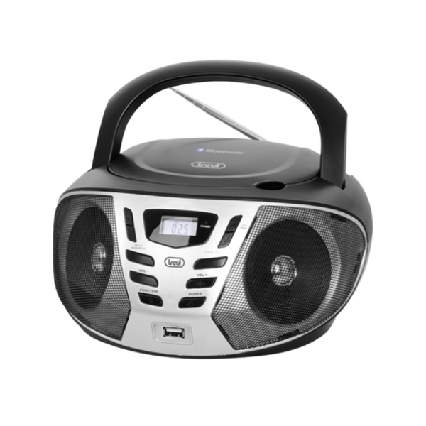 დინამიკი TREVI BOOMBOX CMP558 BLACK STEREO AMFM BLUETOOTH  CD MP3 AUX IN USB 6W