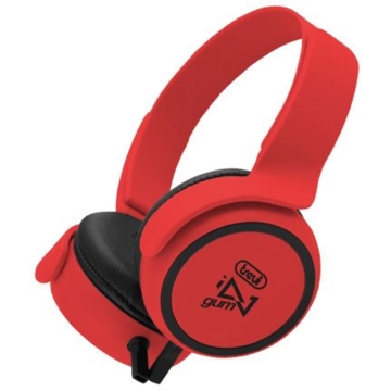  ყურსასმენი TREVI  STEREO  HEADPHONES + MIICROPHONE DJ 673 M RED